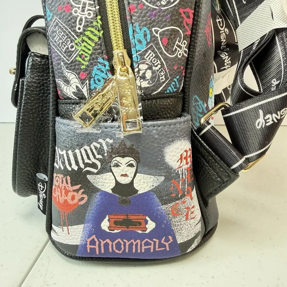 Disney Villains WandaPop 11” Vegan Leather Mini Backpack Authentic NWT